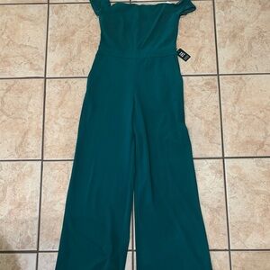 Elegant Teal Jumpsuit